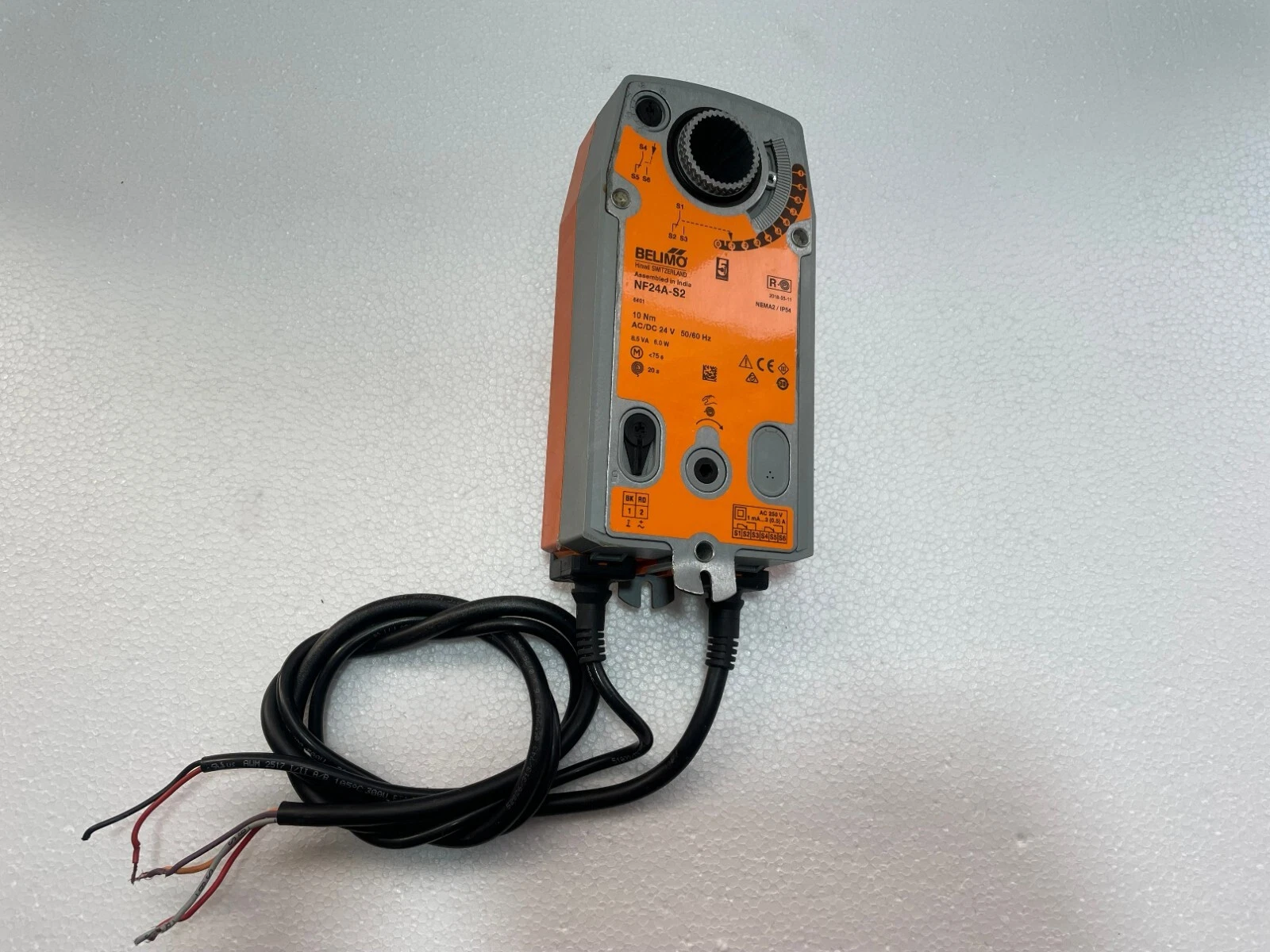 Belimo NF24A-S2 / NF 24A - S2  Fire and smoke dampers Spring-return actuator